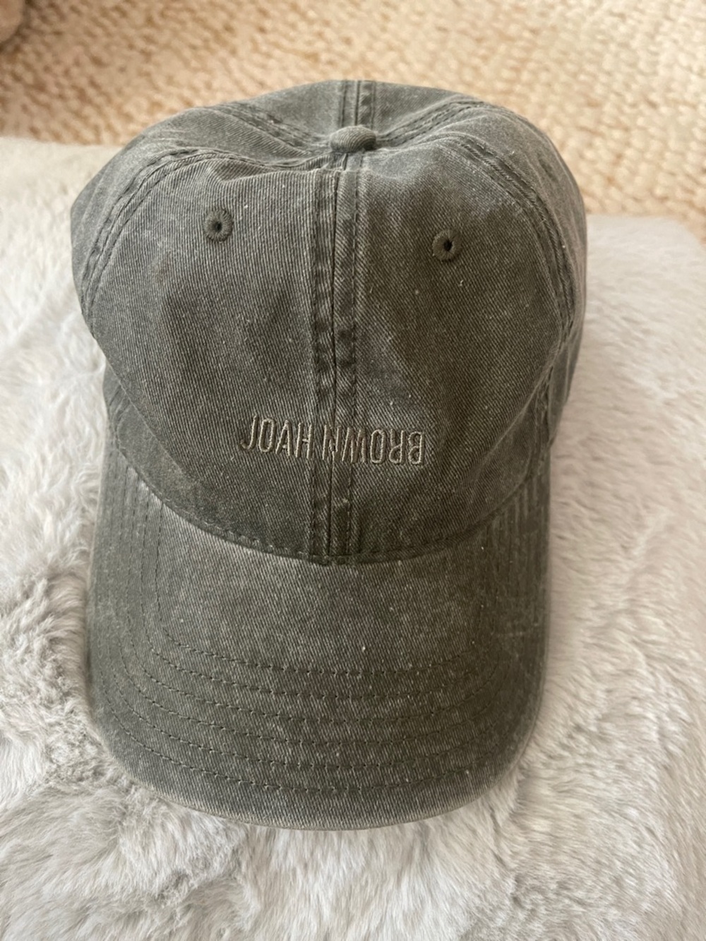 Josh Brown Washed Green Baseball Cap